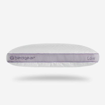 Bedgear High-Low Performance Pillow - Soft Support Pillow For Neutral Sleepers - Low Size