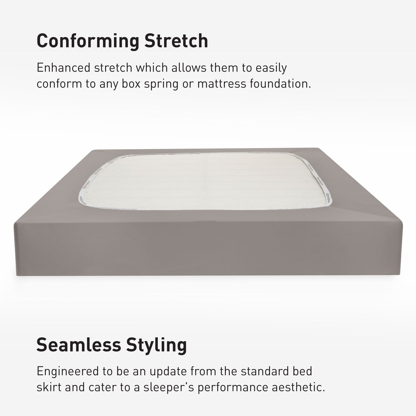 Dri-Tec - California King Foundation Cover - Gray